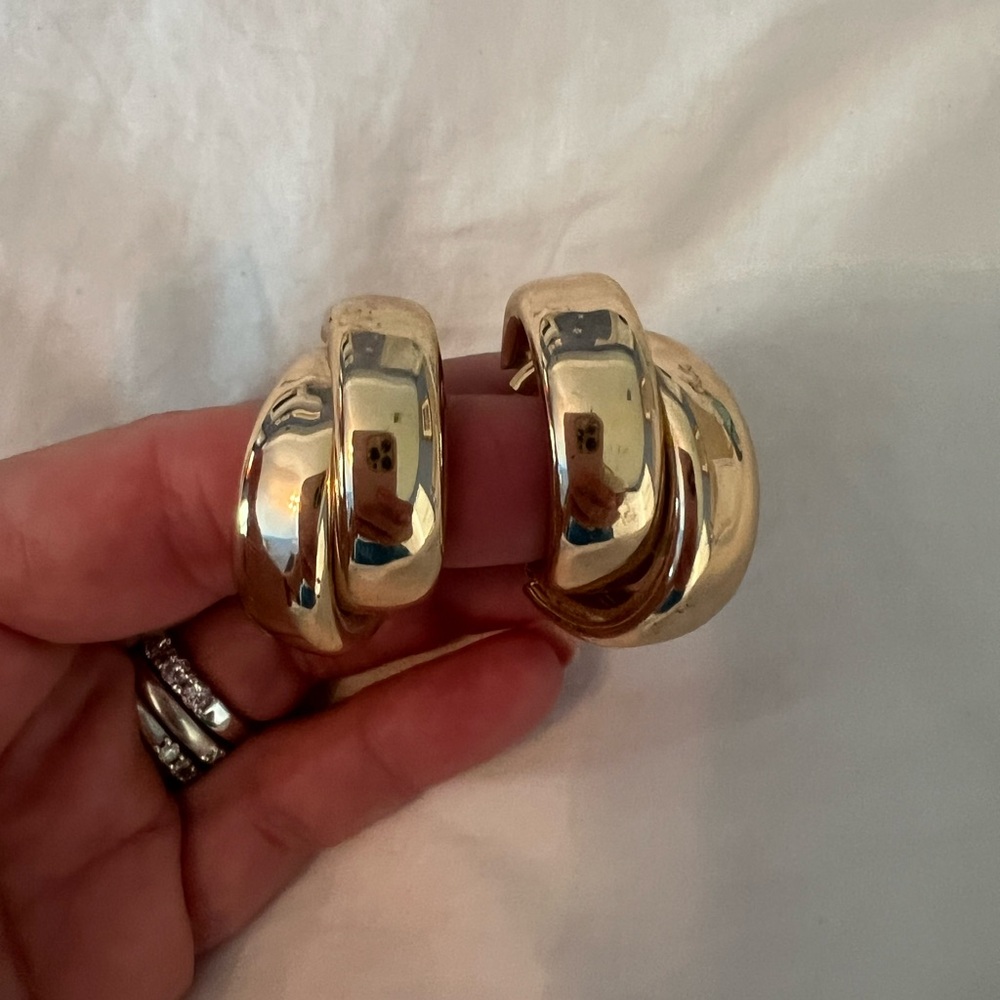 Gold Hoop Earrings